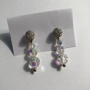Stunning Genuine Crystal Swarovski Drop Earrings